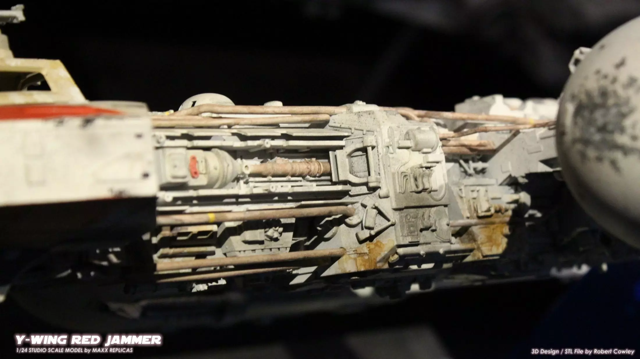 STAR WARS YWING RED JAMMER VERSION  SUPER DETAILED 3D print model_11