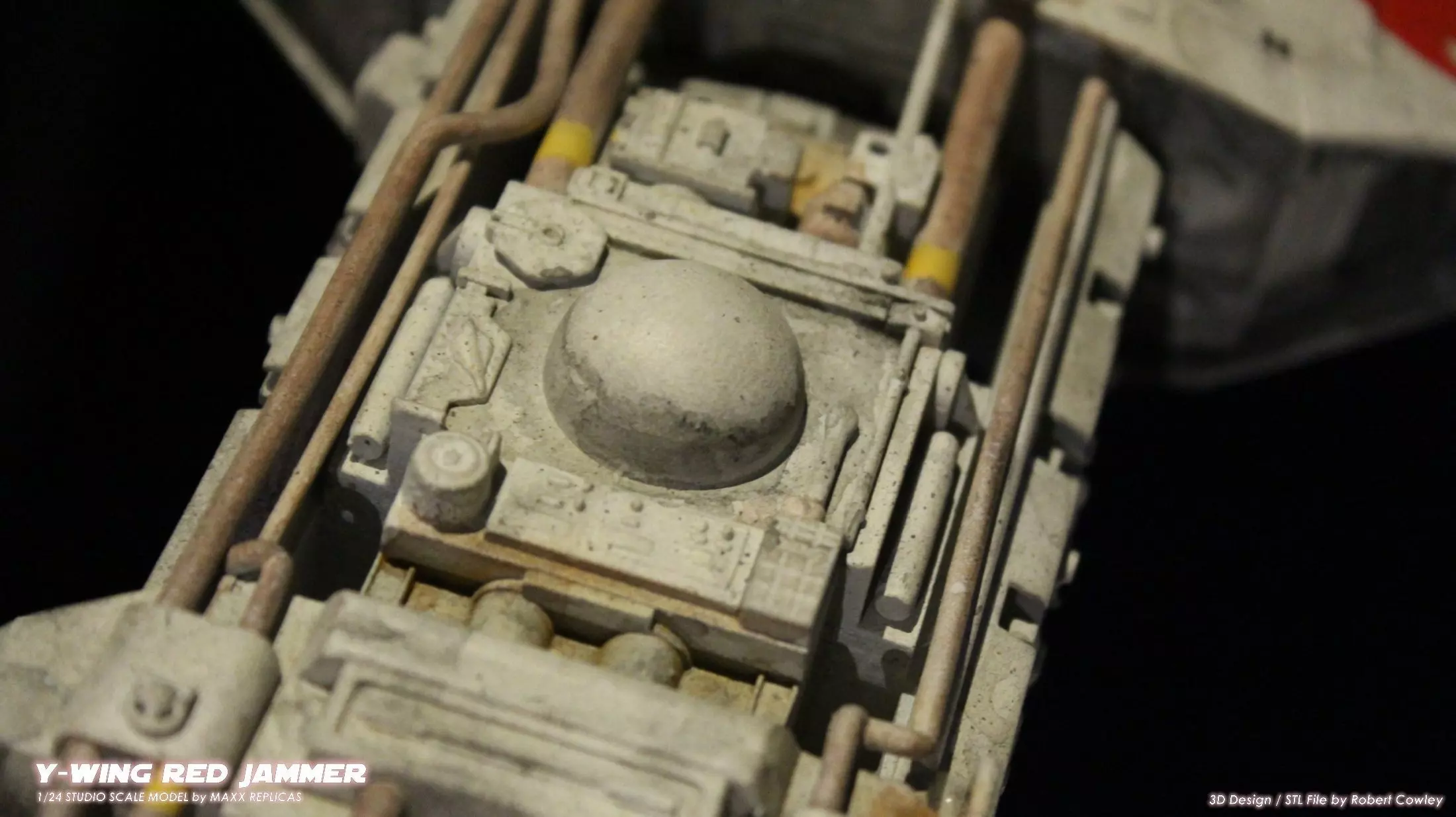 STAR WARS YWING RED JAMMER VERSION  SUPER DETAILED 3D print model_12