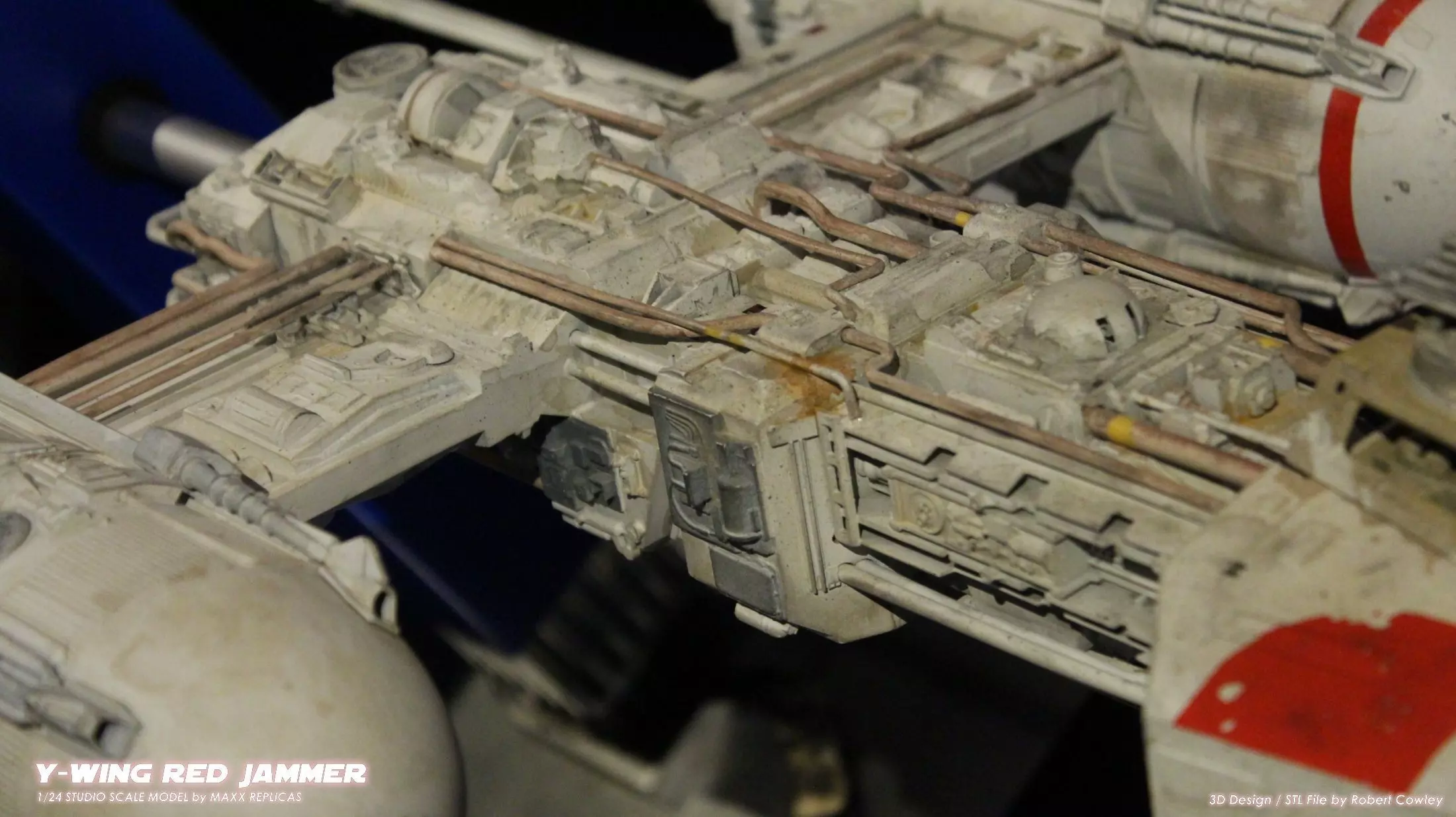 STAR WARS YWING RED JAMMER VERSION  SUPER DETAILED 3D print model_10