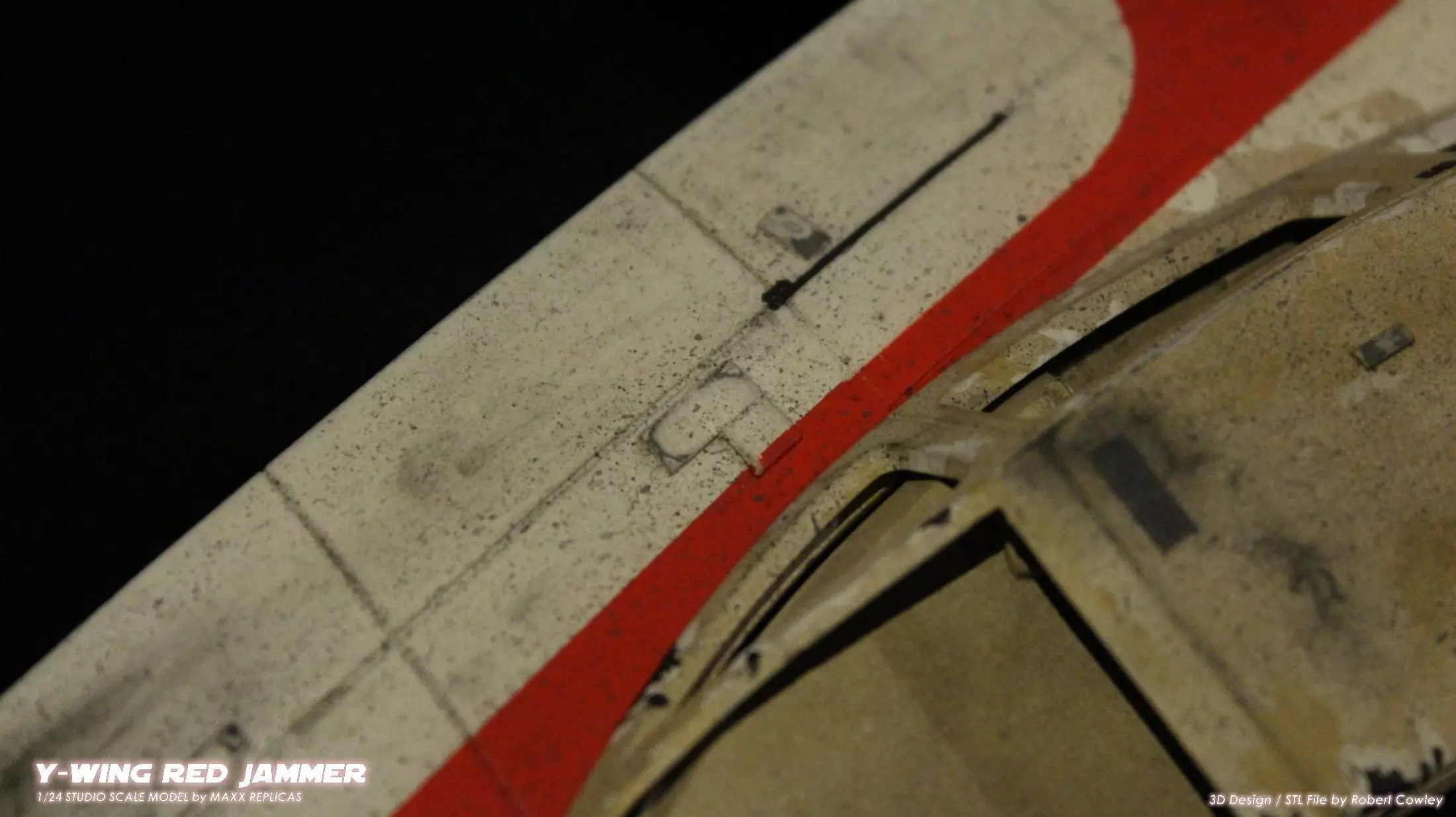 STAR WARS YWING RED JAMMER VERSION  SUPER DETAILED 3D print model_22