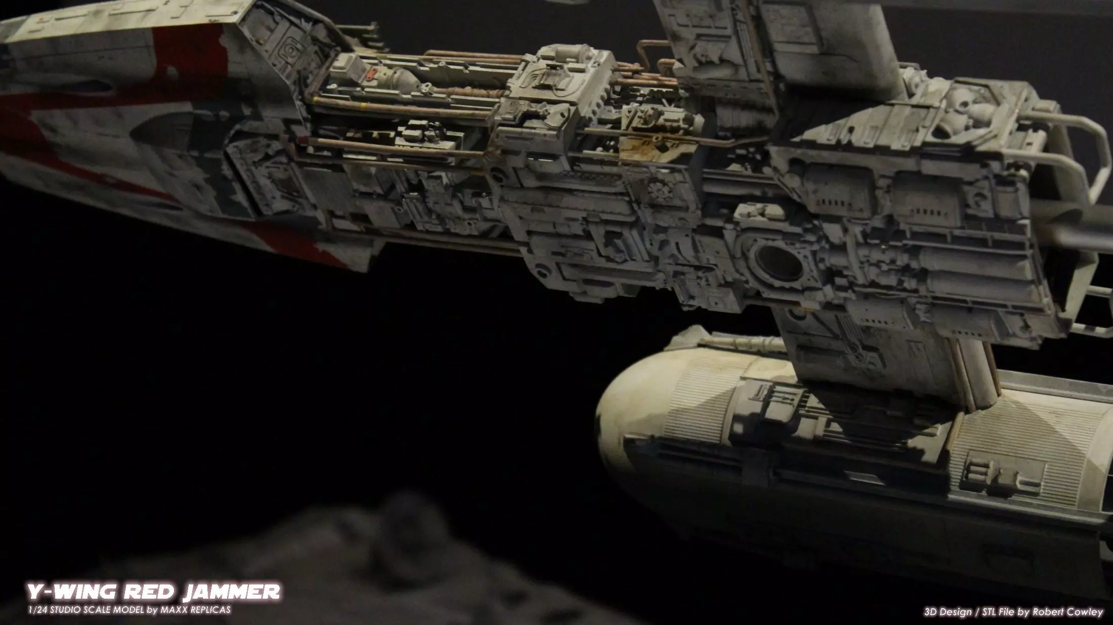 STAR WARS YWING RED JAMMER VERSION  SUPER DETAILED 3D print model_24