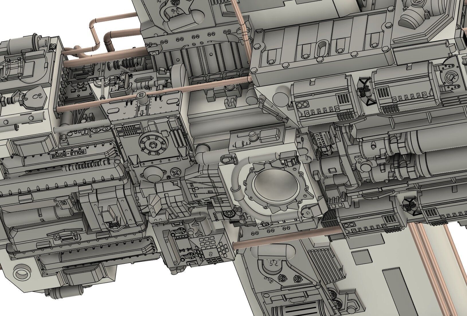 STAR WARS YWING RED JAMMER VERSION  SUPER DETAILED 3D print model_5