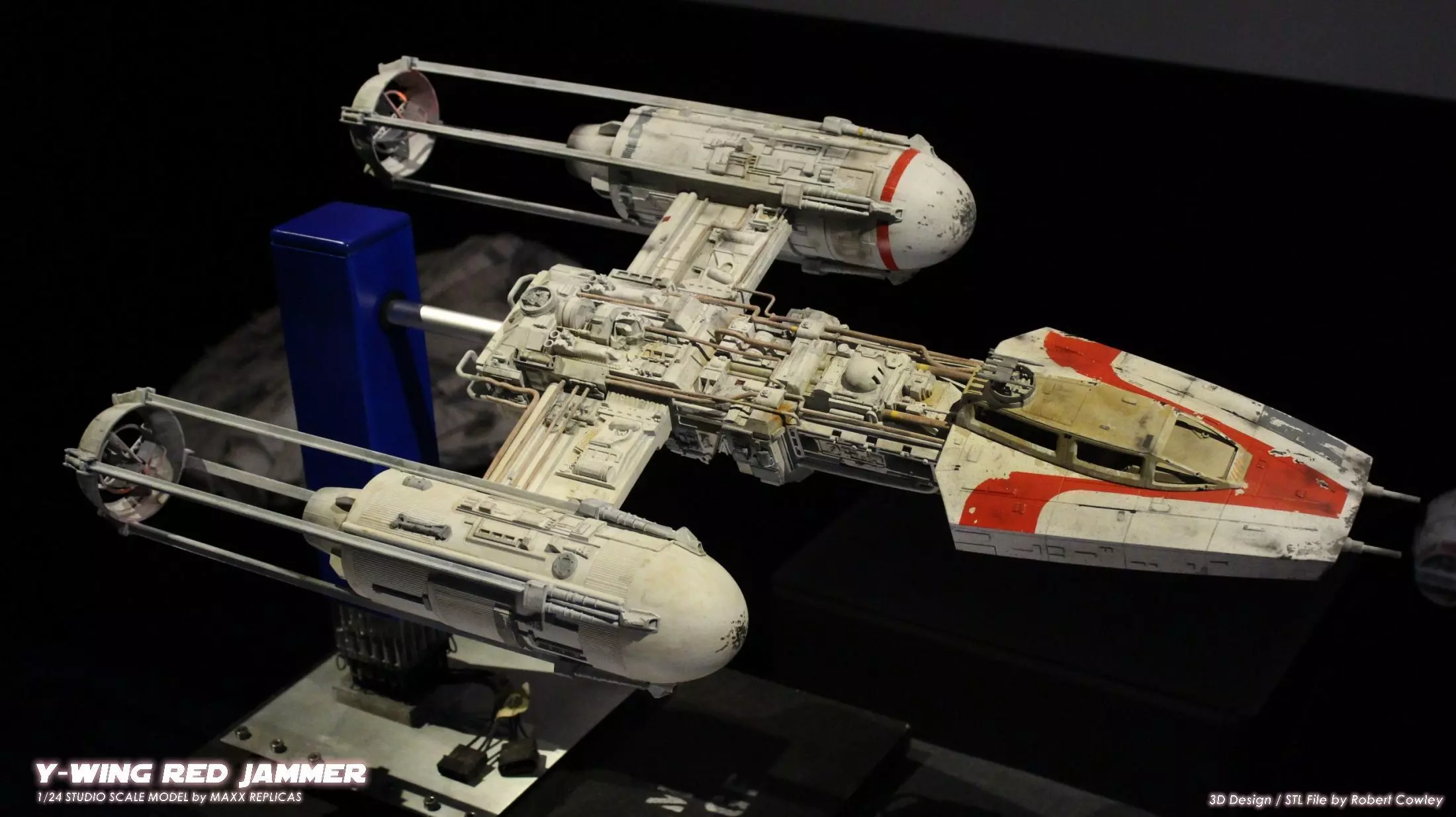 STAR WARS YWING RED JAMMER VERSION  SUPER DETAILED 3D print model_16