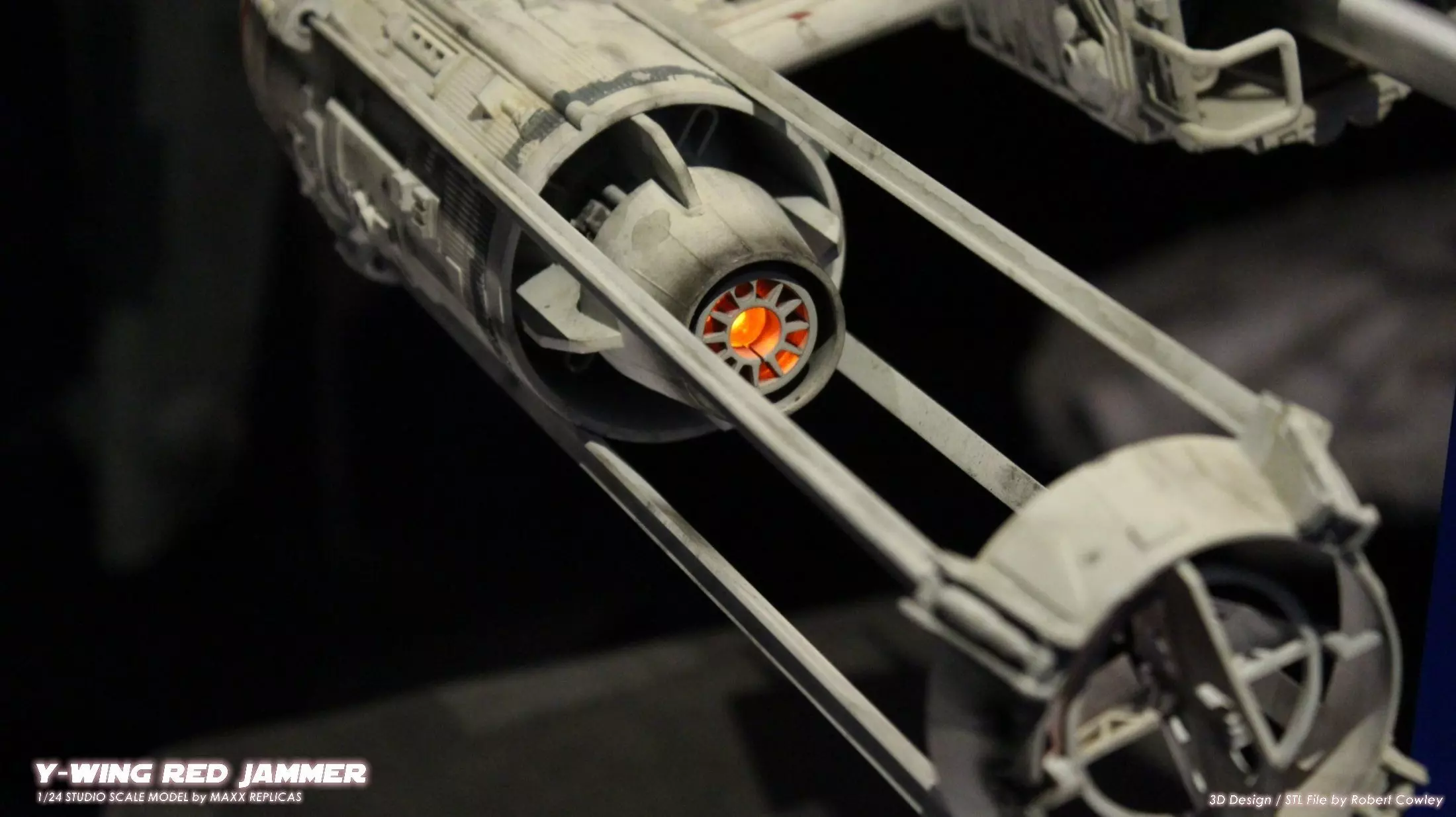 STAR WARS YWING RED JAMMER VERSION  SUPER DETAILED 3D print model_18