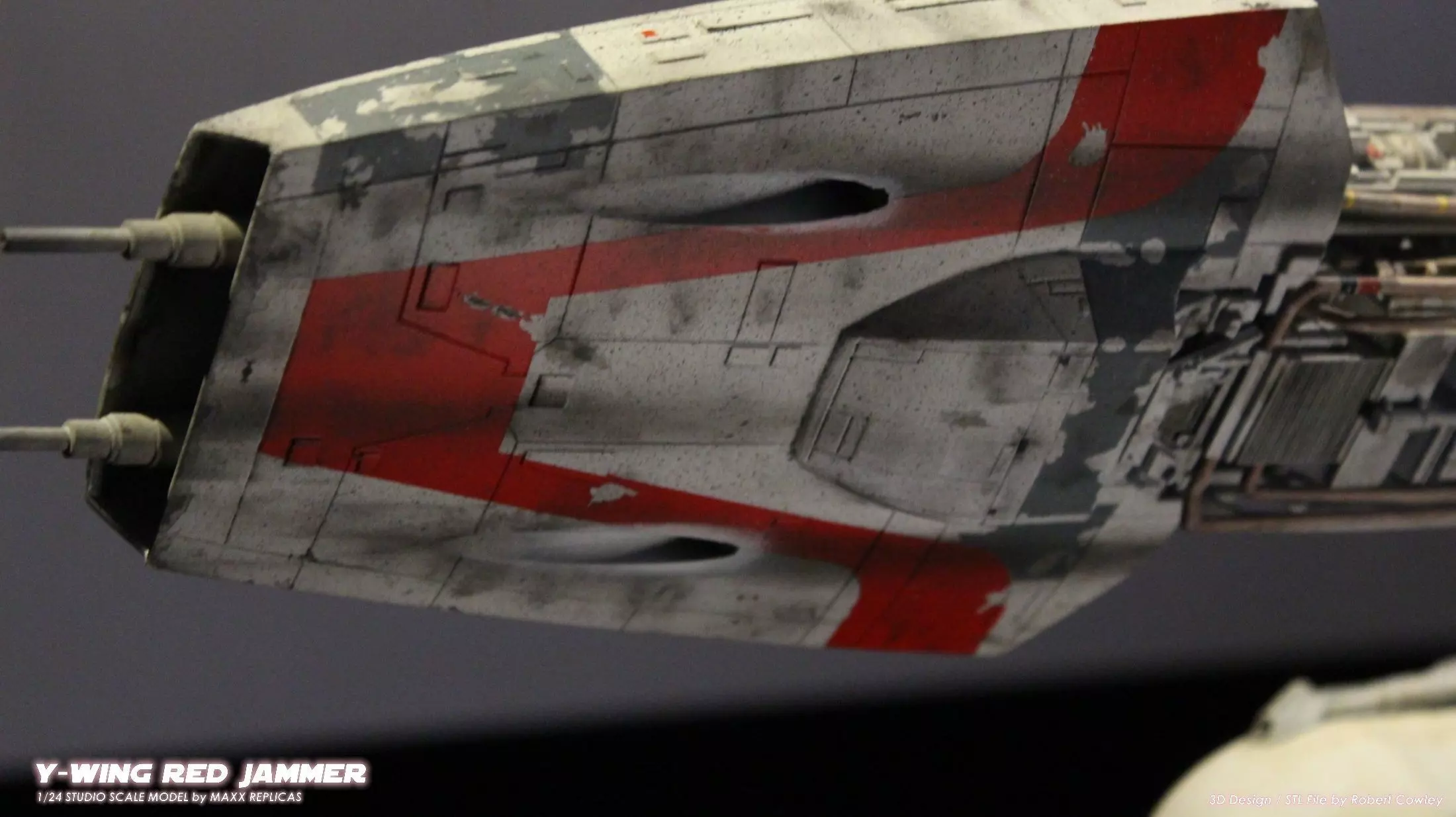 STAR WARS YWING RED JAMMER VERSION  SUPER DETAILED 3D print model_21