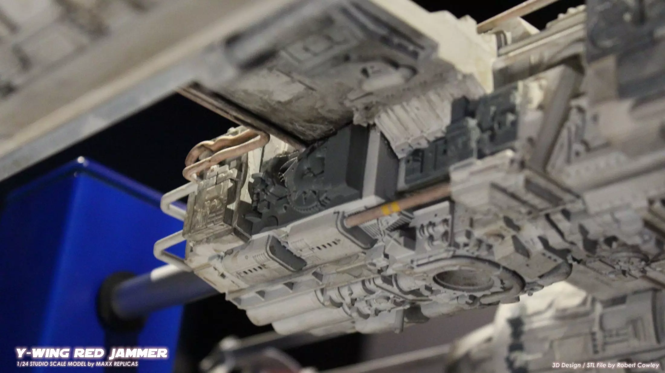 STAR WARS YWING RED JAMMER VERSION  SUPER DETAILED 3D print model_13