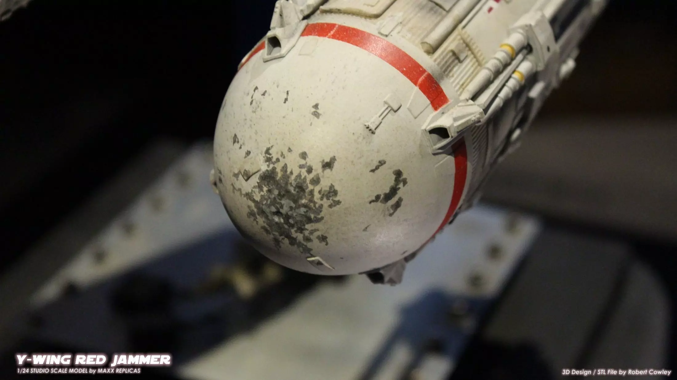 STAR WARS YWING RED JAMMER VERSION  SUPER DETAILED 3D print model_25