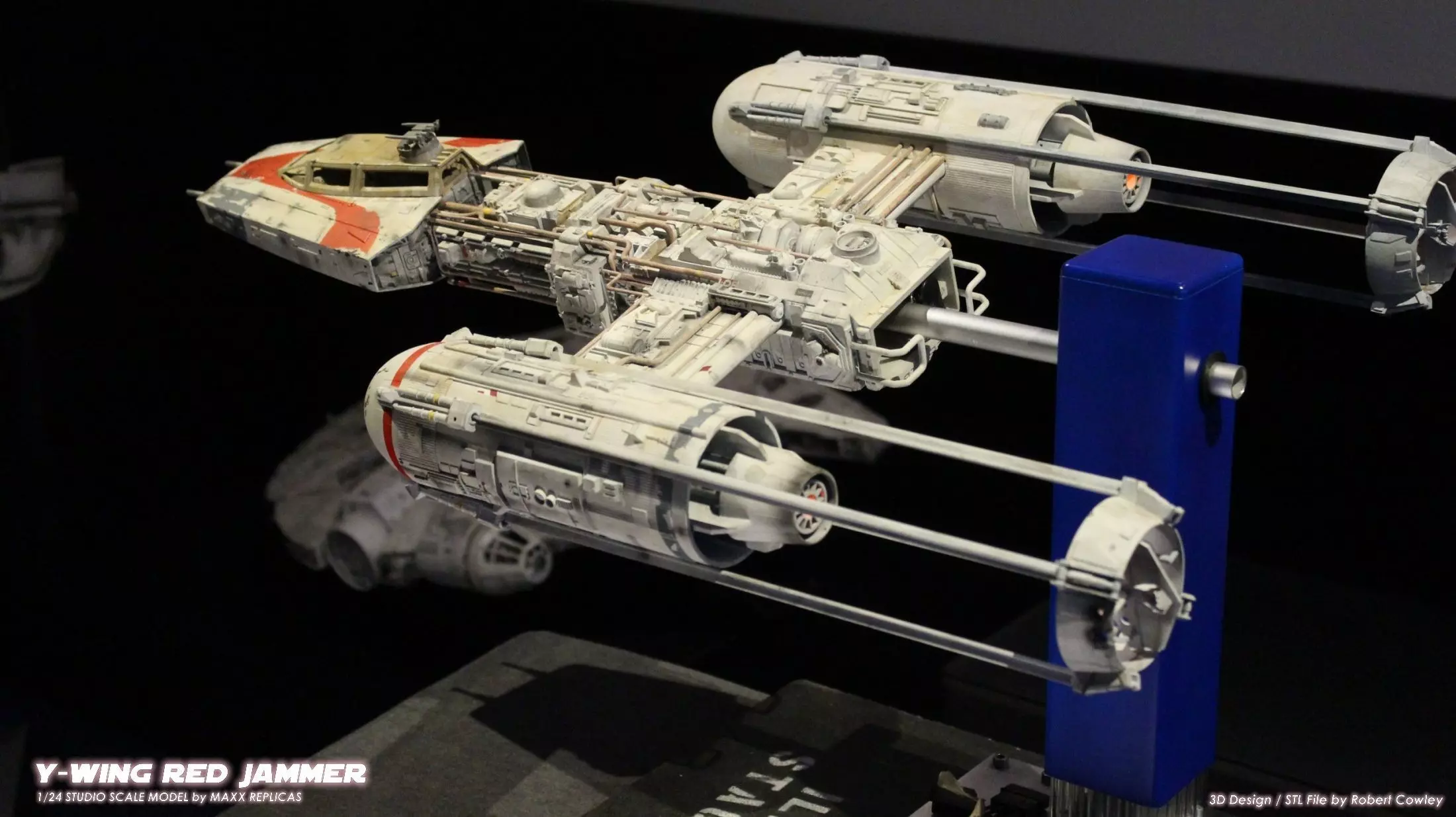 STAR WARS YWING RED JAMMER VERSION  SUPER DETAILED 3D print model_0