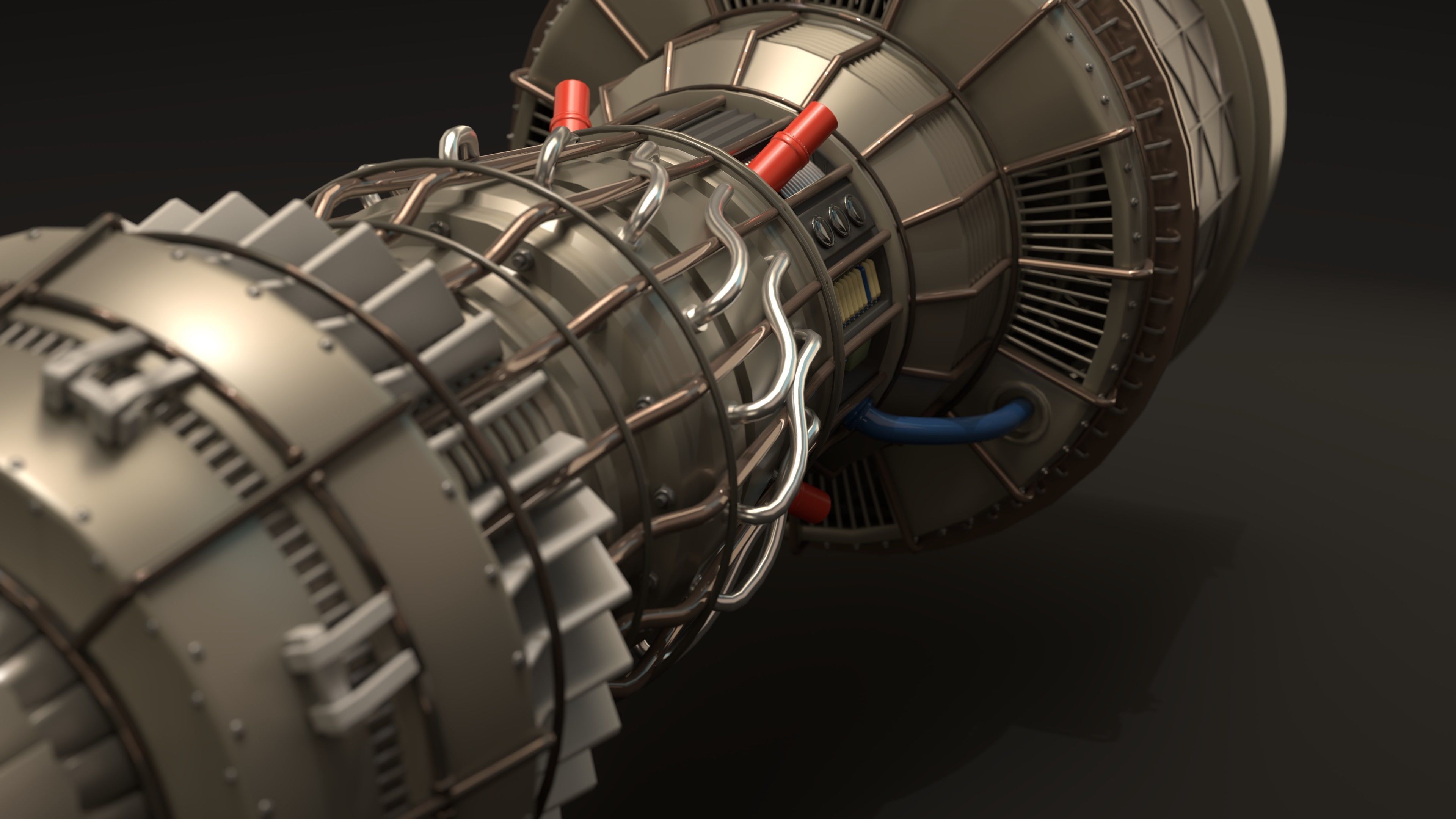 Jet Engine Concept 02 3D model 3D model_4