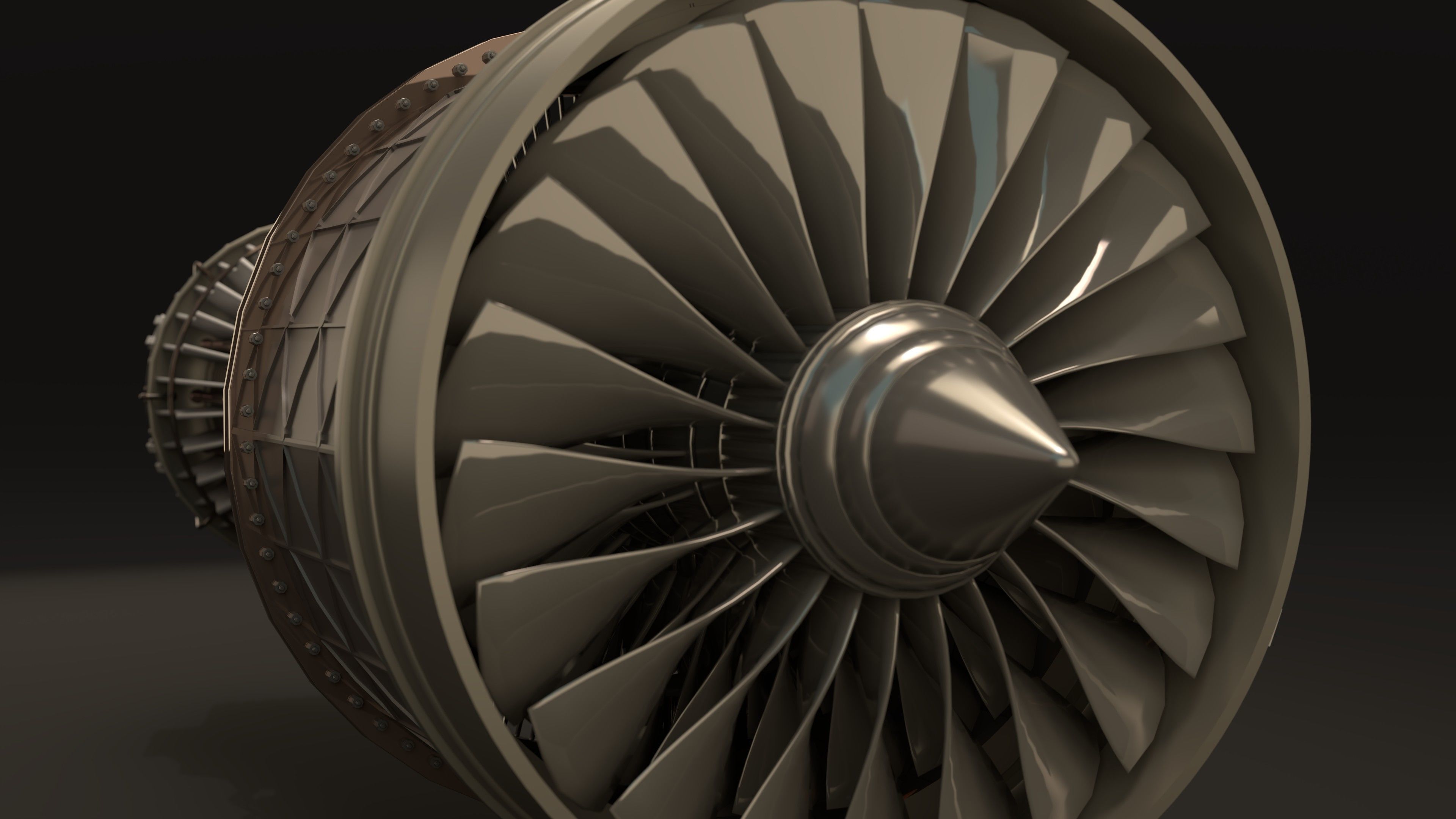 Jet Engine Concept 02 3D model 3D model_8