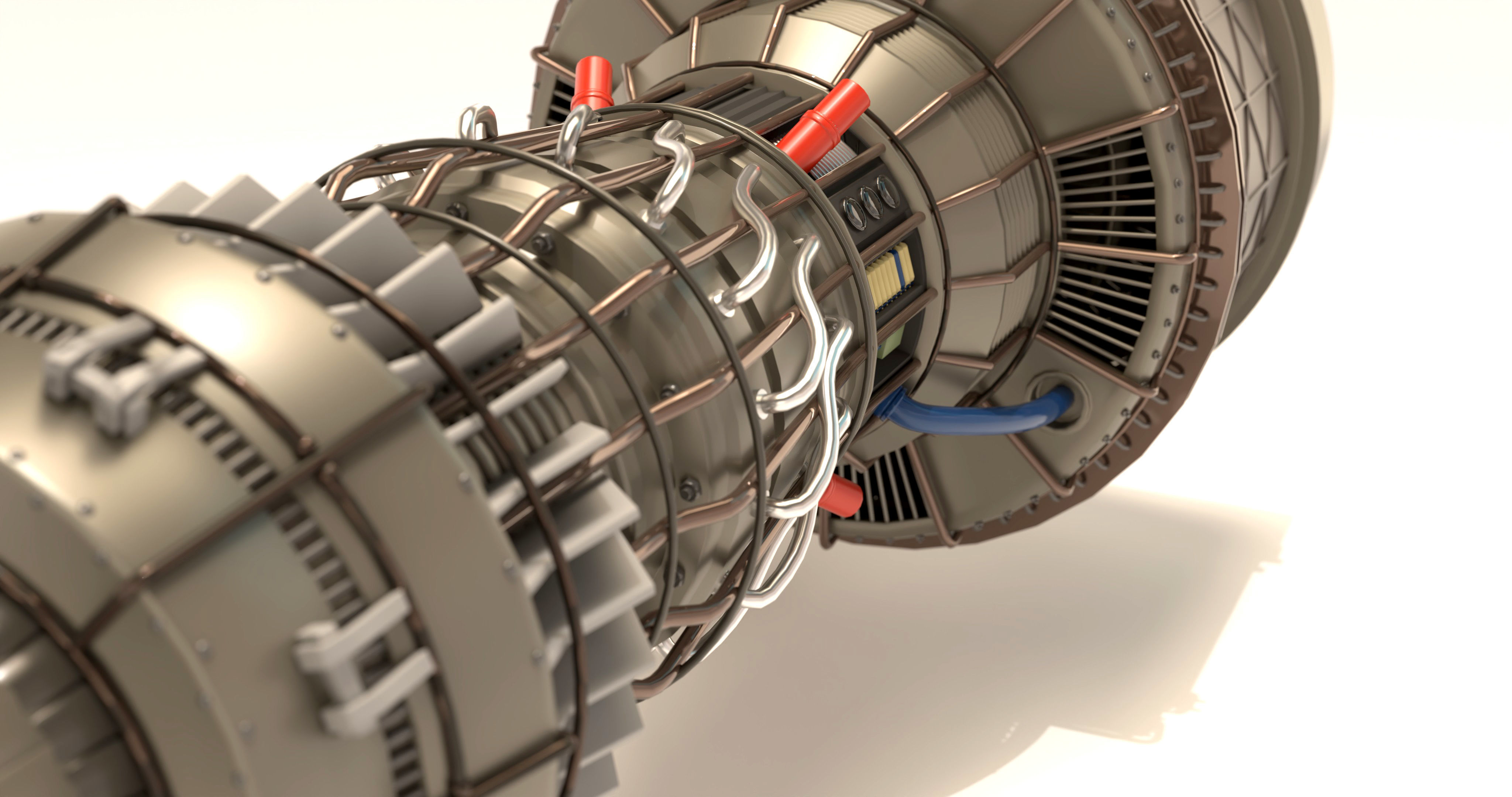 Jet Engine Concept 02 3D model 3D model_3