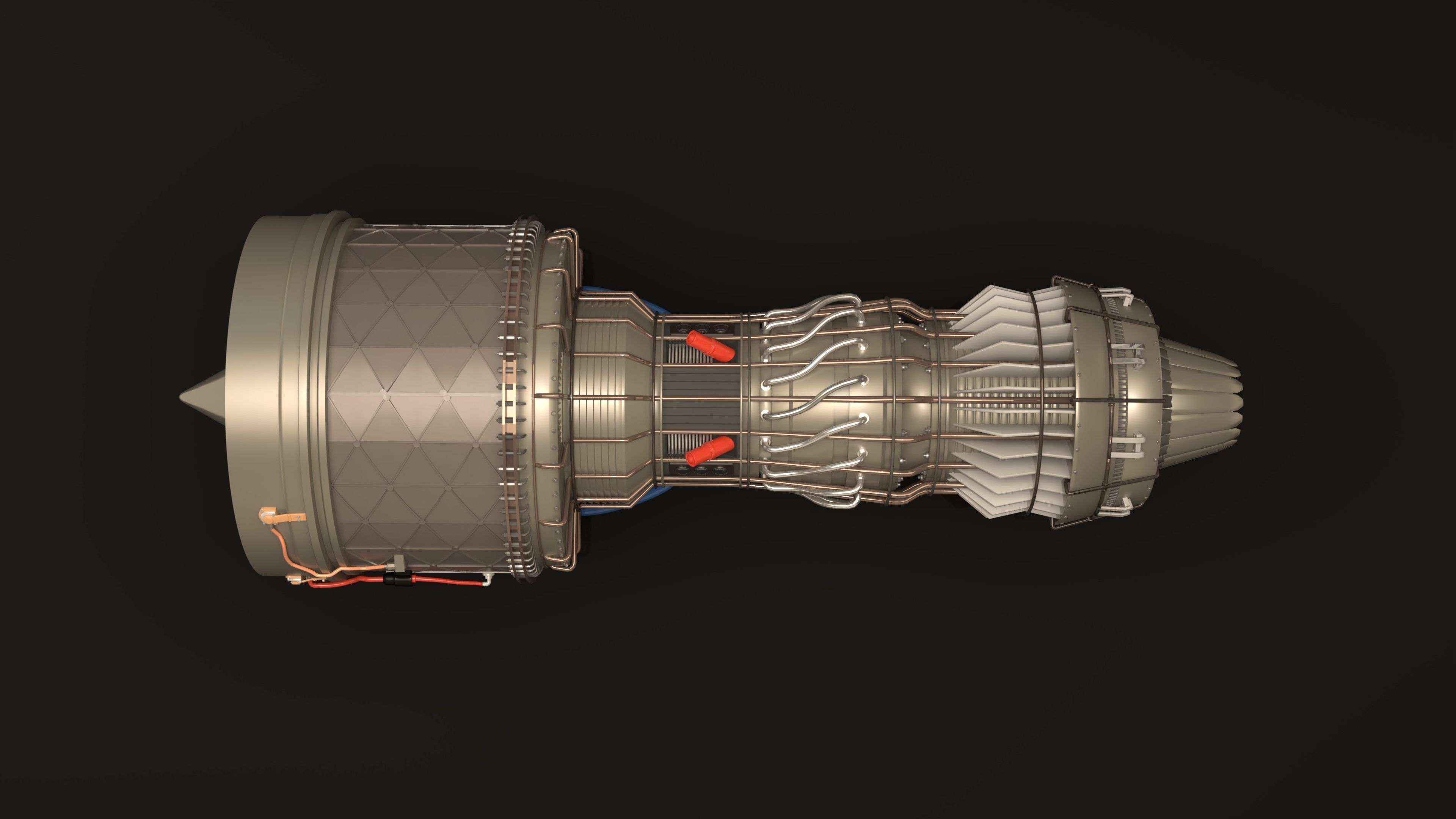 Jet Engine Concept 02 3D model 3D model_10