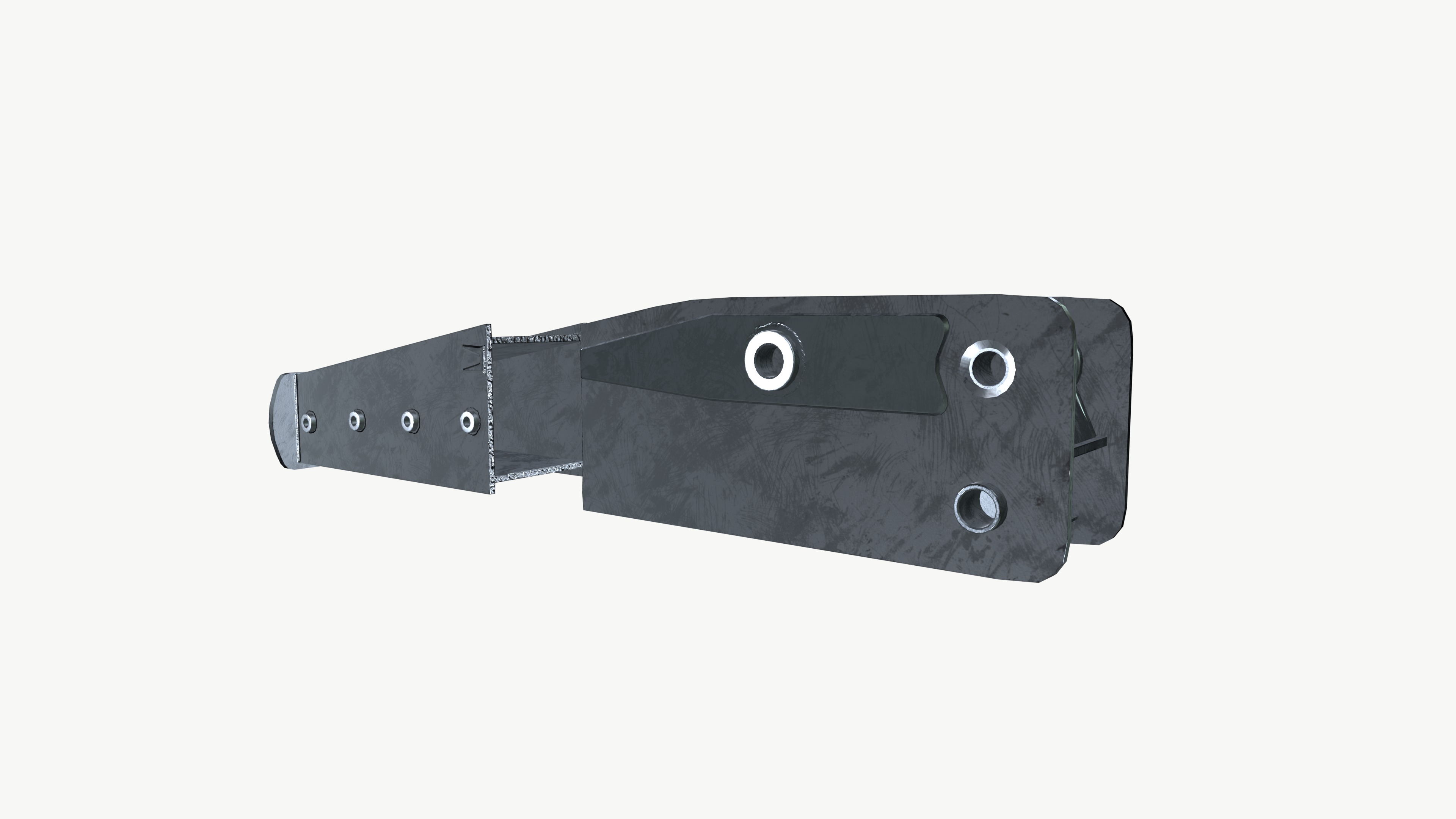 JCB Excavator Crane Arm 3D model_4