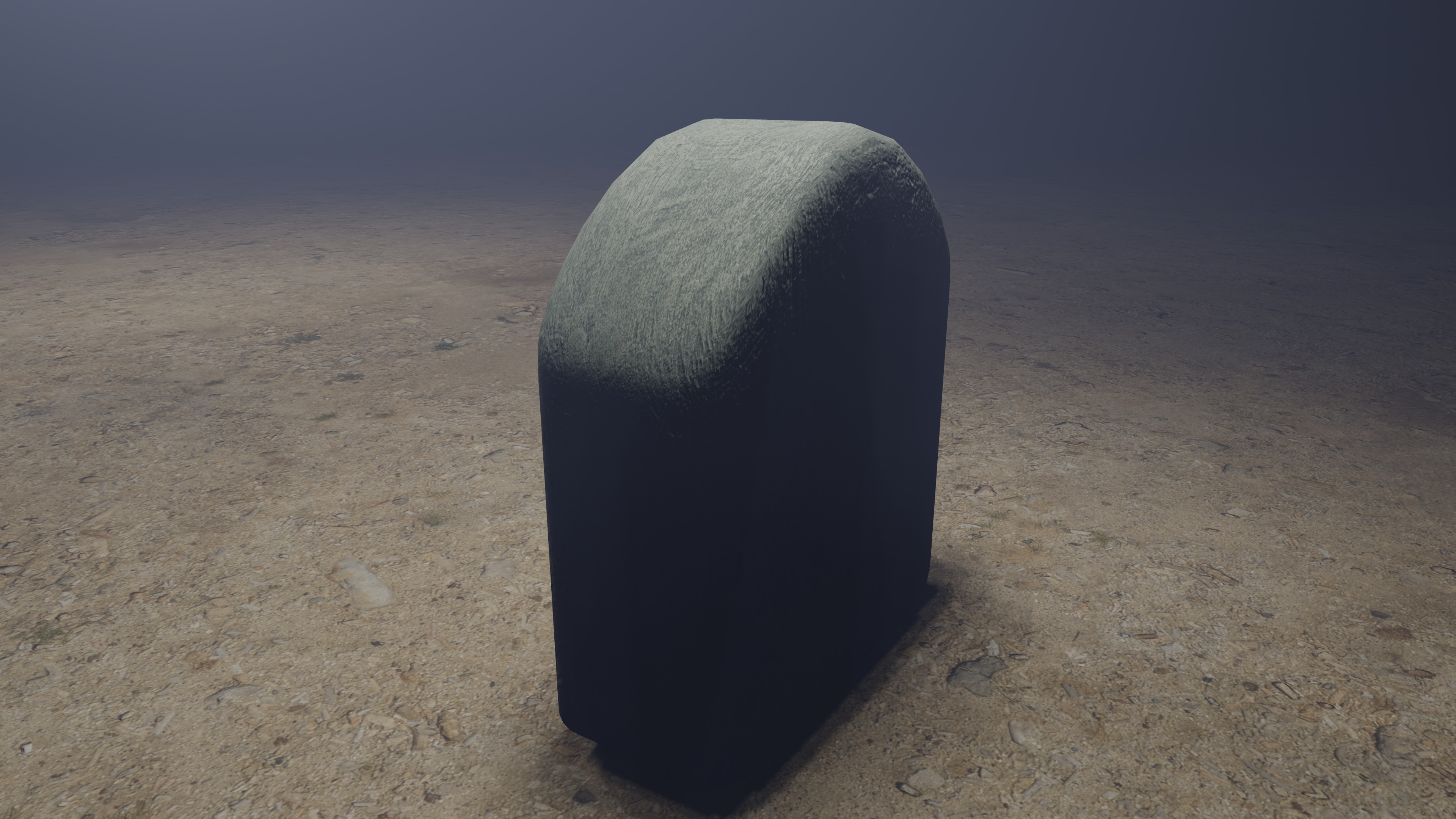 Squidward Hopes and Dreams Stone Low-poly 3D model_5