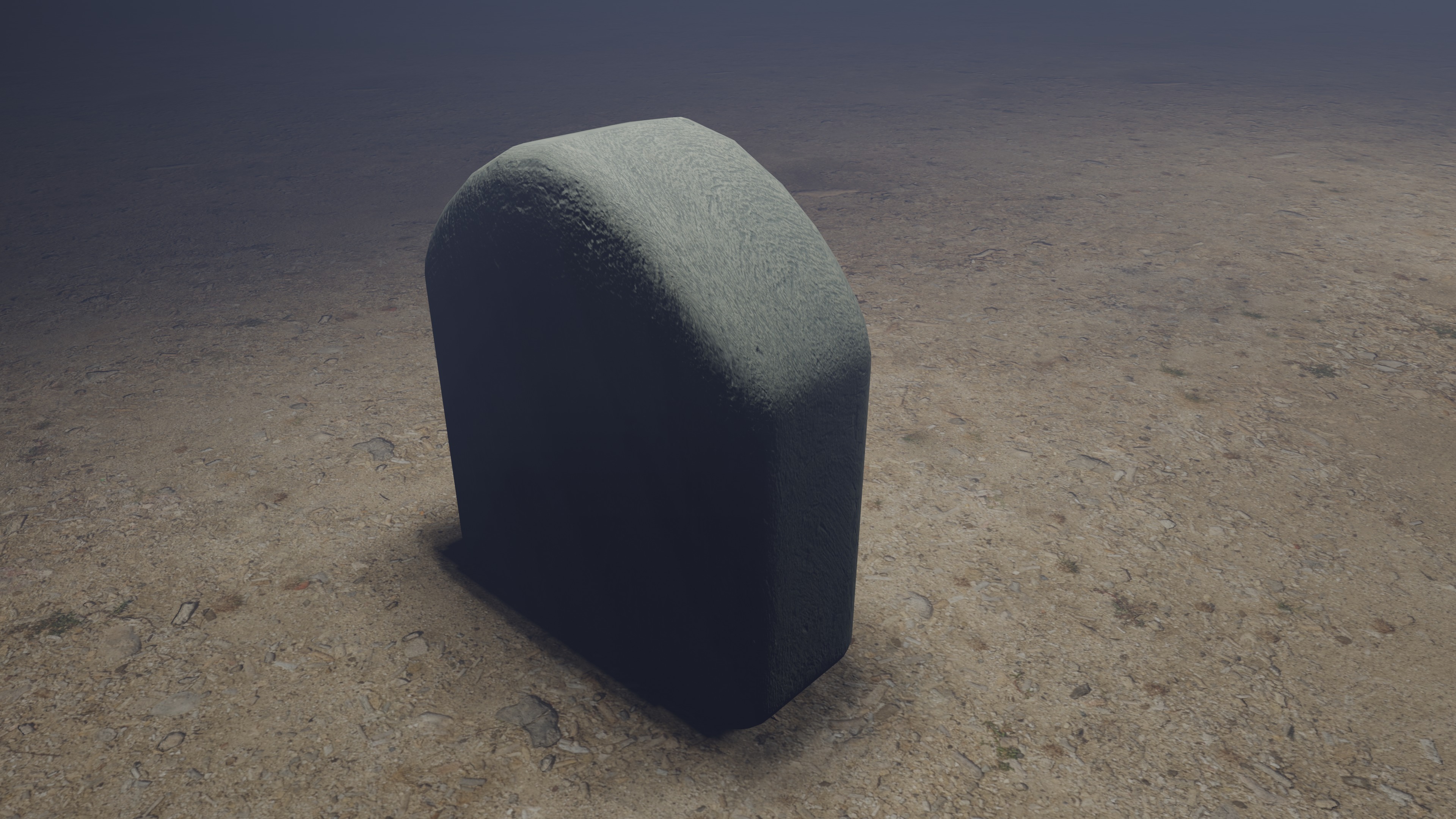 Squidward Hopes and Dreams Stone Low-poly 3D model_4