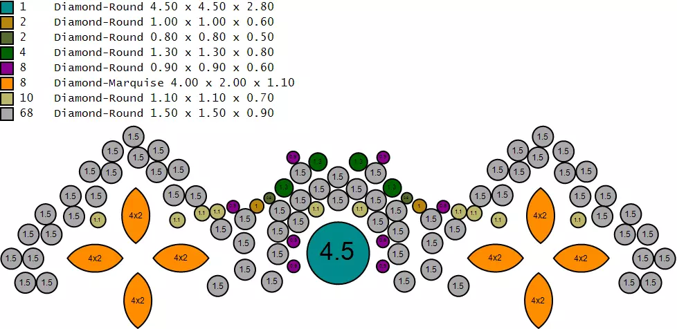 Cross Pendant 2 inch 3D print model_5