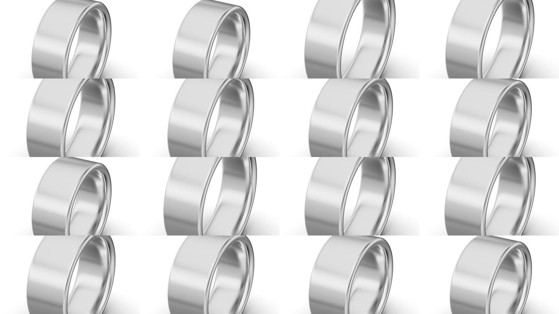 119 Wedding rings  3D Model Collection_9