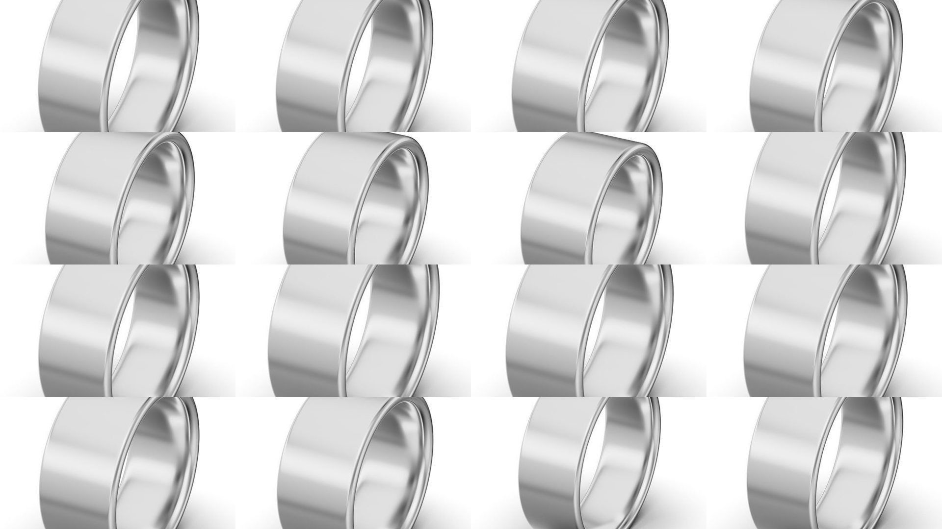 119 Wedding rings  3D Model Collection_11