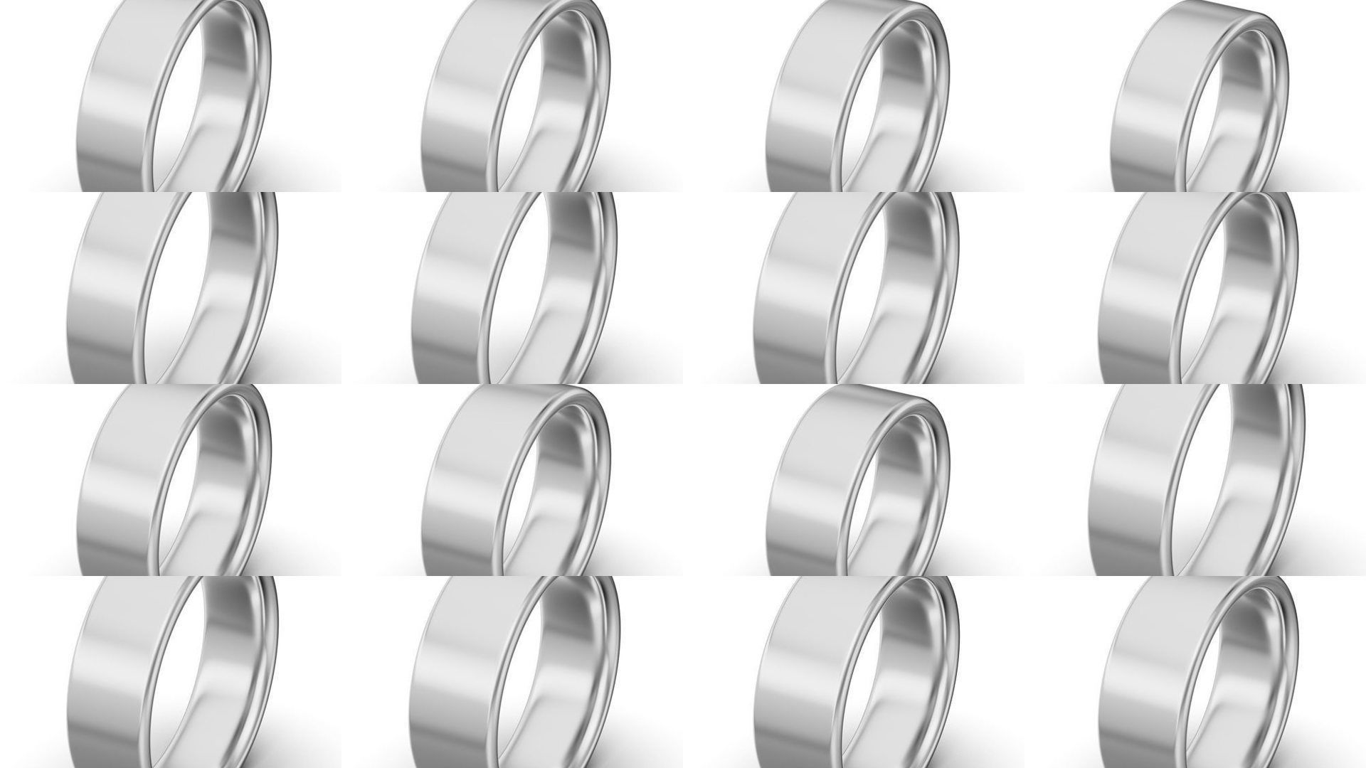 119 Wedding rings  3D Model Collection_7
