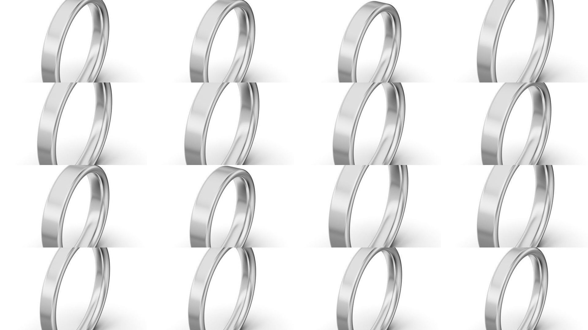 119 Wedding rings  3D Model Collection_1