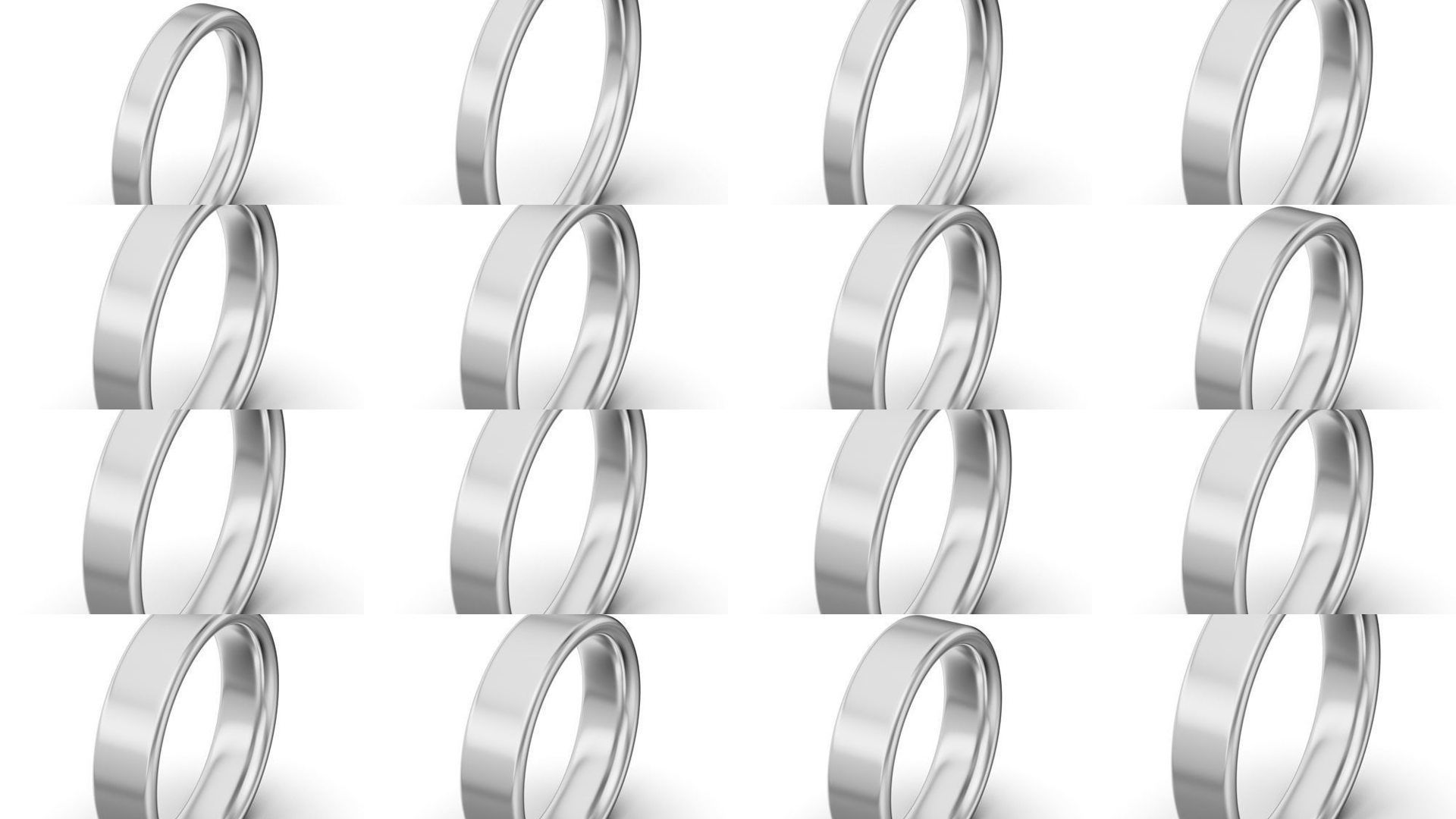 119 Wedding rings  3D Model Collection_3
