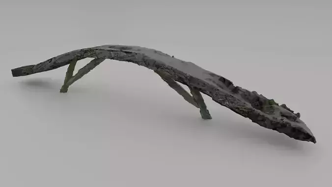 High Quality Stone Bridge 3D model