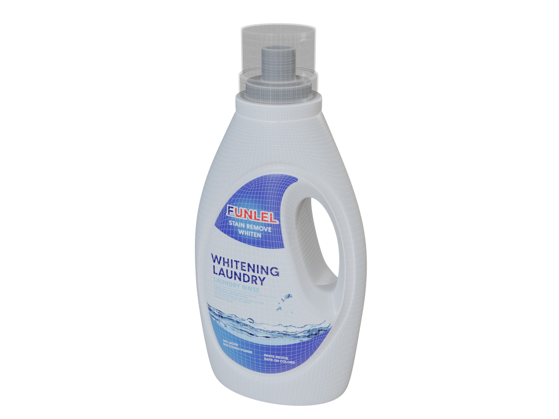 Stain removers and whiteners Whitening Laundry Rinse 3D model_1