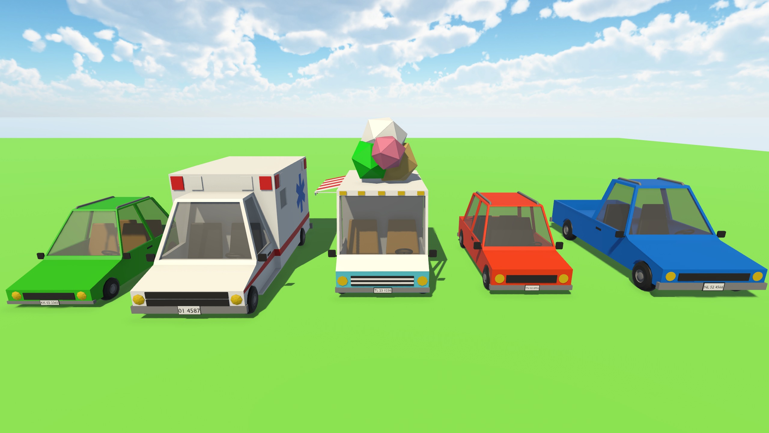Low Poly Town Pack - GameAssets Low-poly 3D model_6