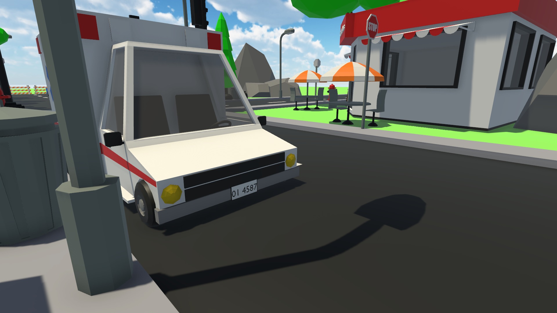 Low Poly Town Pack - GameAssets Low-poly 3D model_11