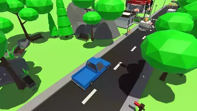 Low Poly Town Pack - GameAssets