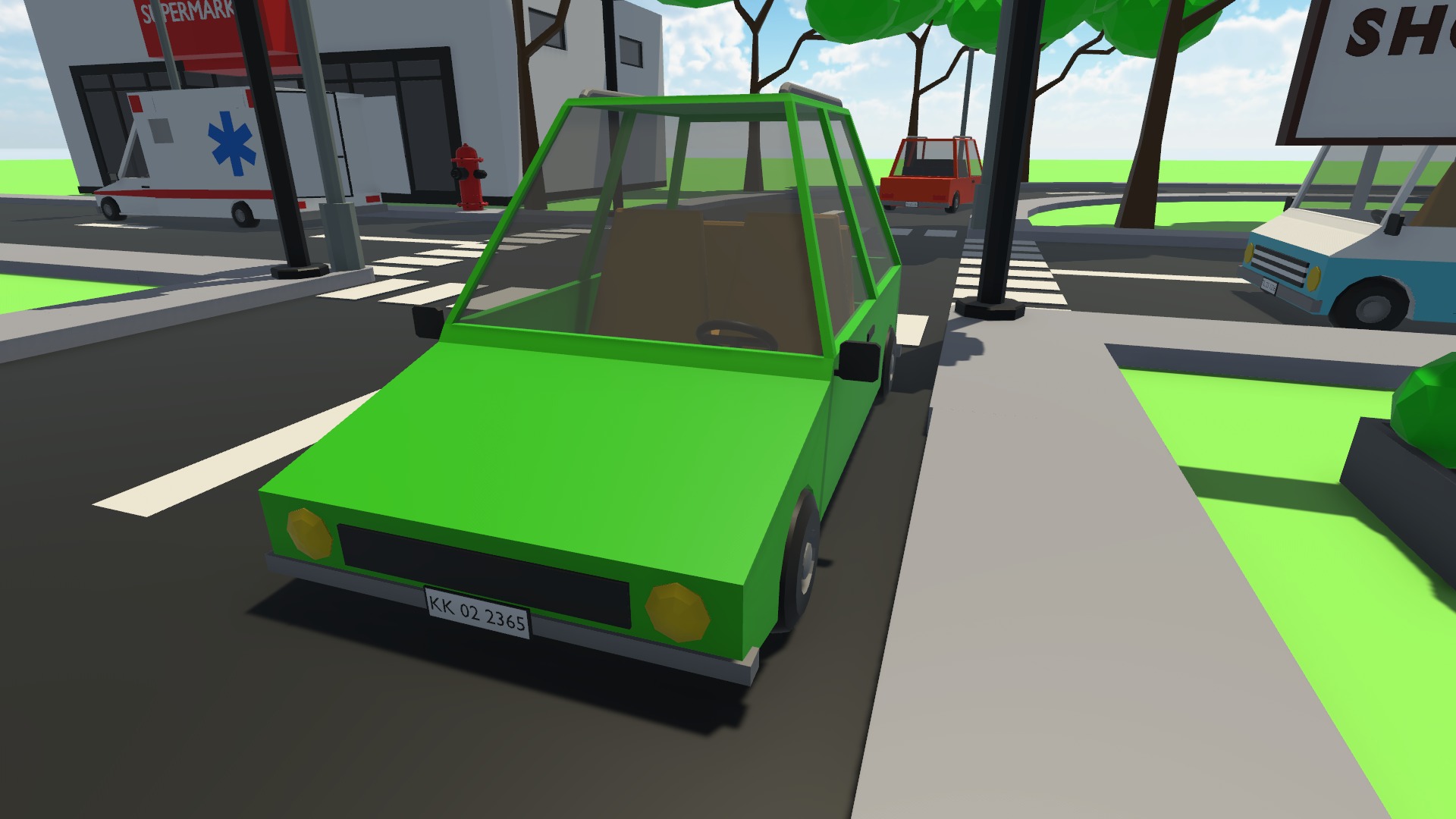 Low Poly Town Pack - GameAssets Low-poly 3D model_12