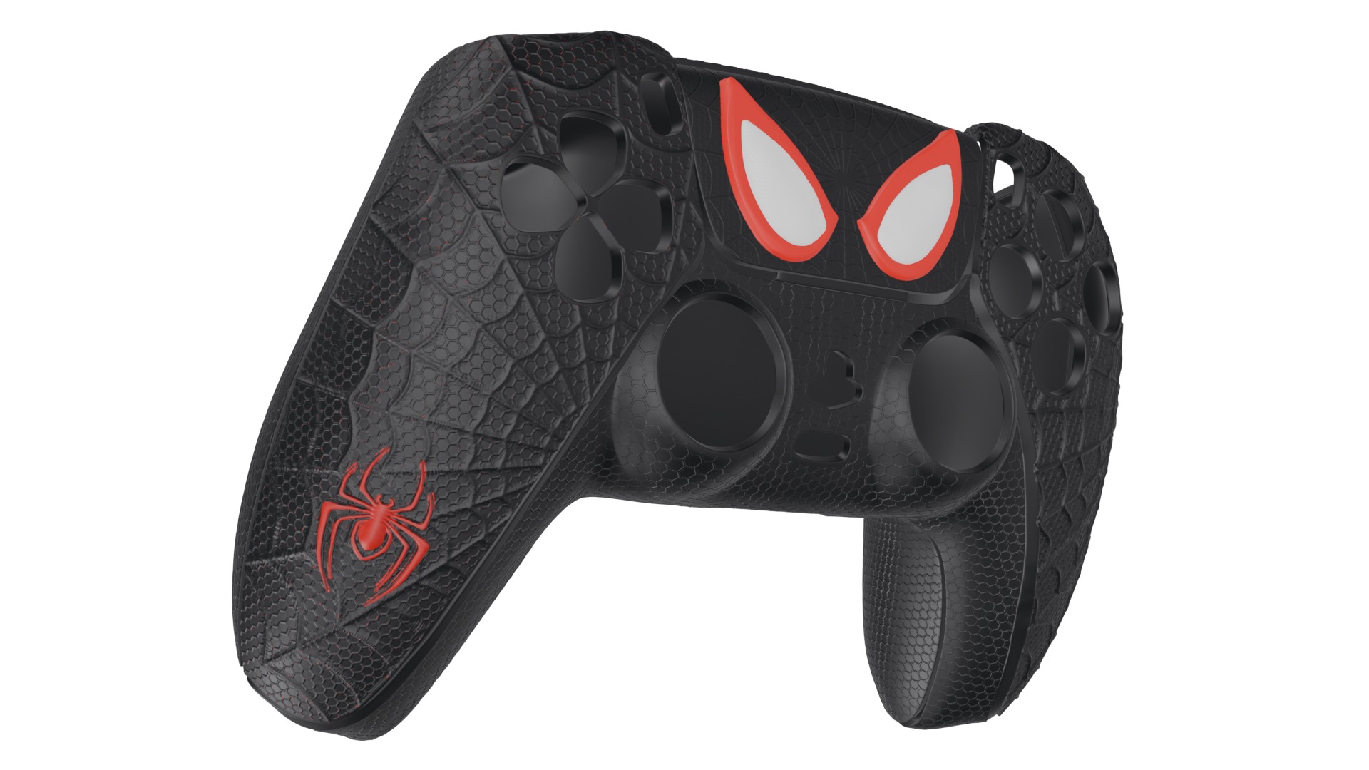 SPIDER-MAN PS5 CONTROLLER SKIN COVER 3MF file included 3D print model_3