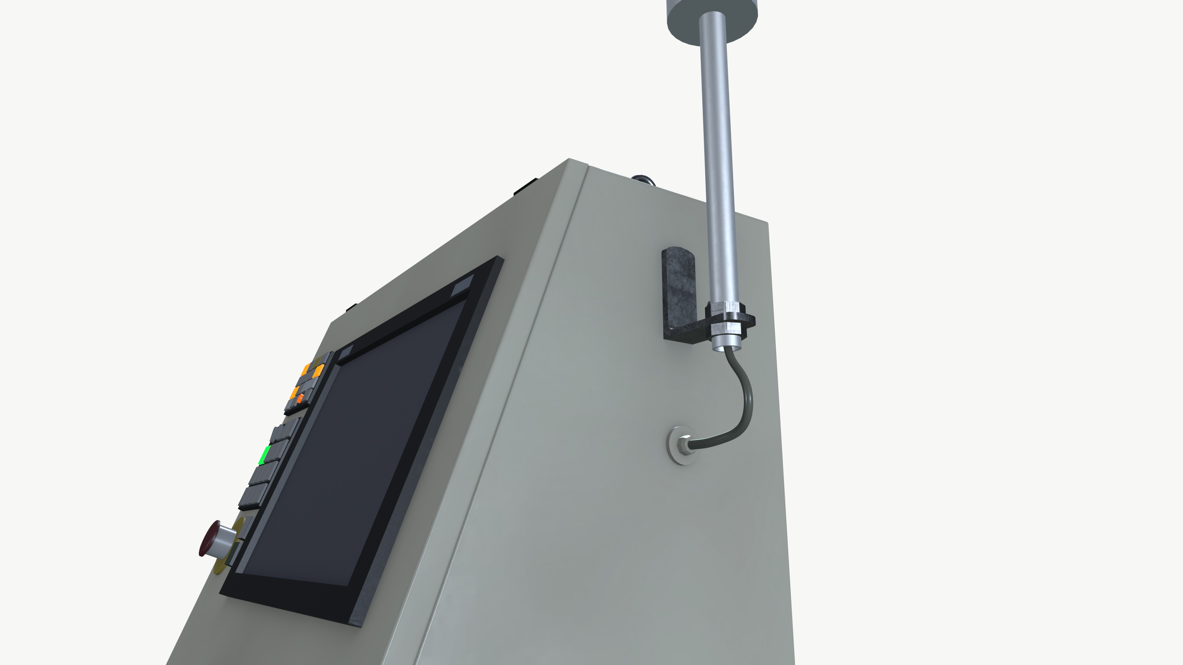 Scissor Lift Operator Panel  3D model_6