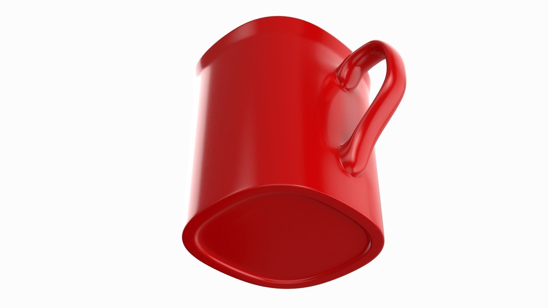 Coffee Mug White 3D model_12