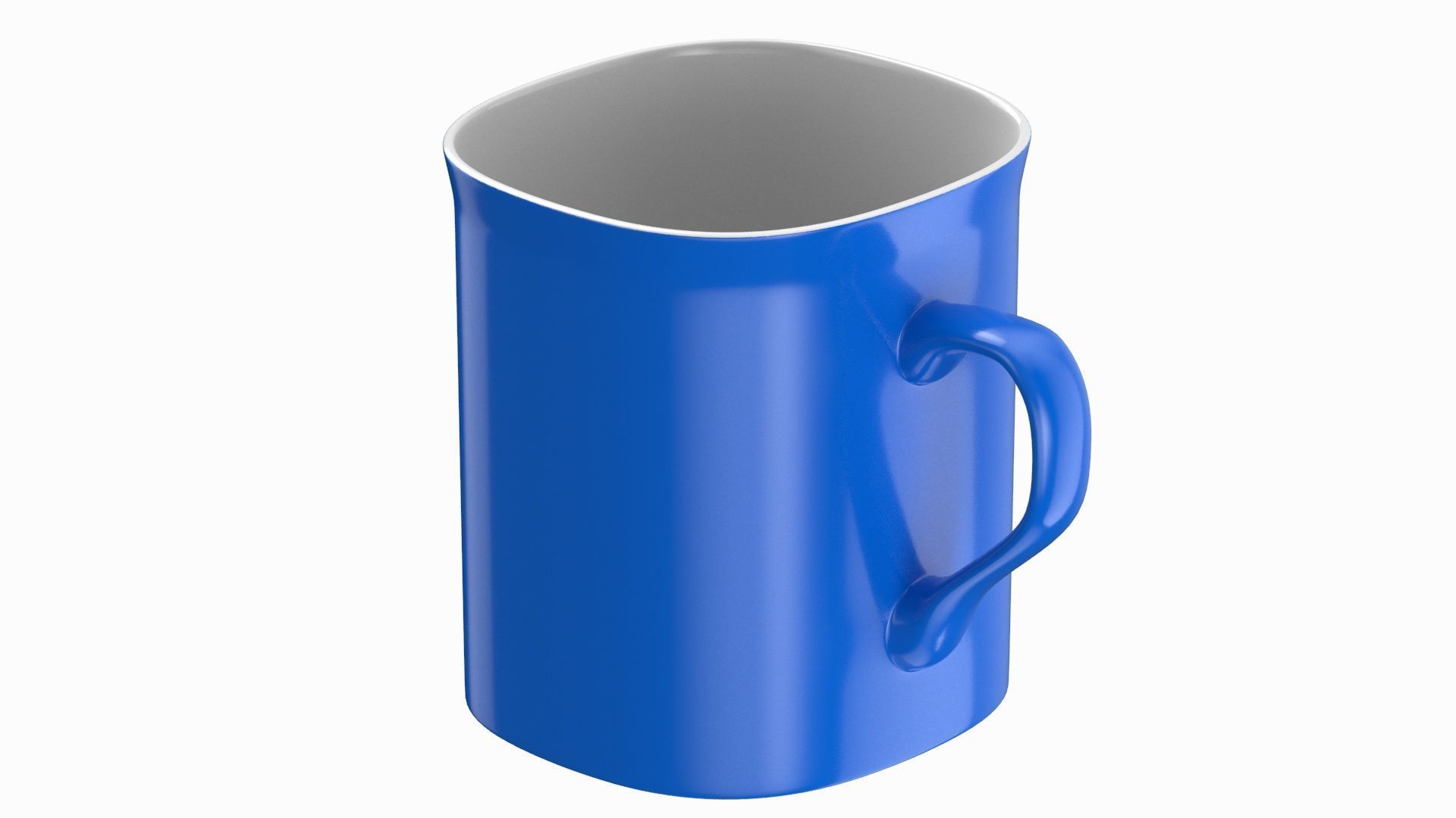 Coffee Mug White 3D model_4