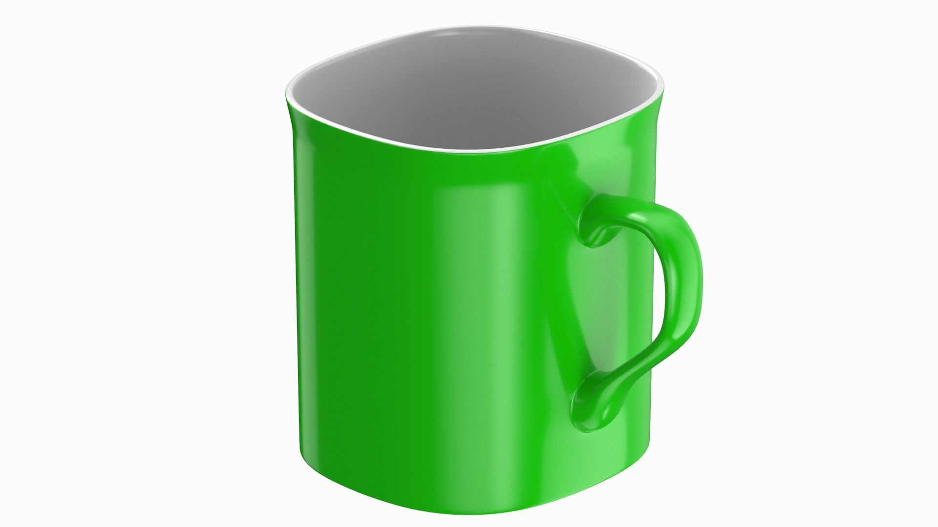 Coffee Mug White 3D model_5