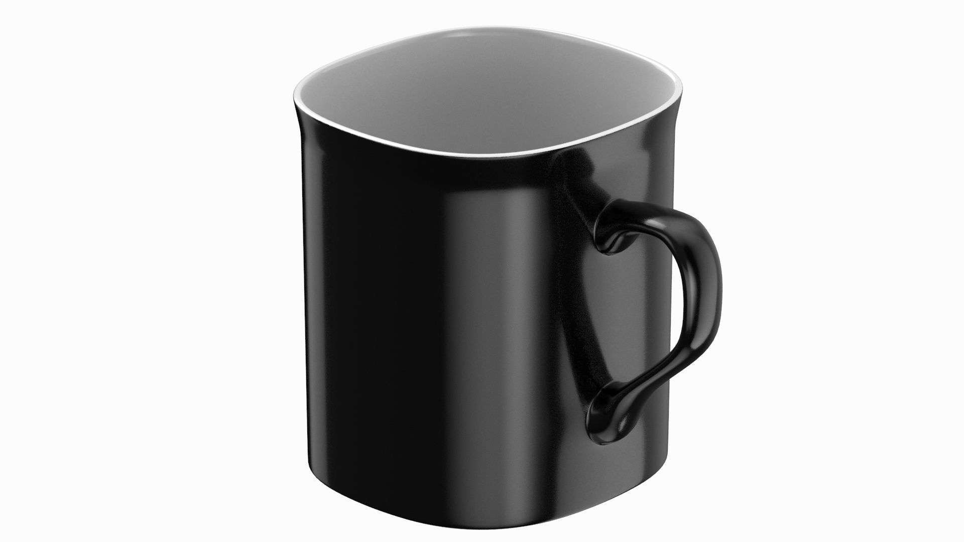 Coffee Mug White 3D model_7