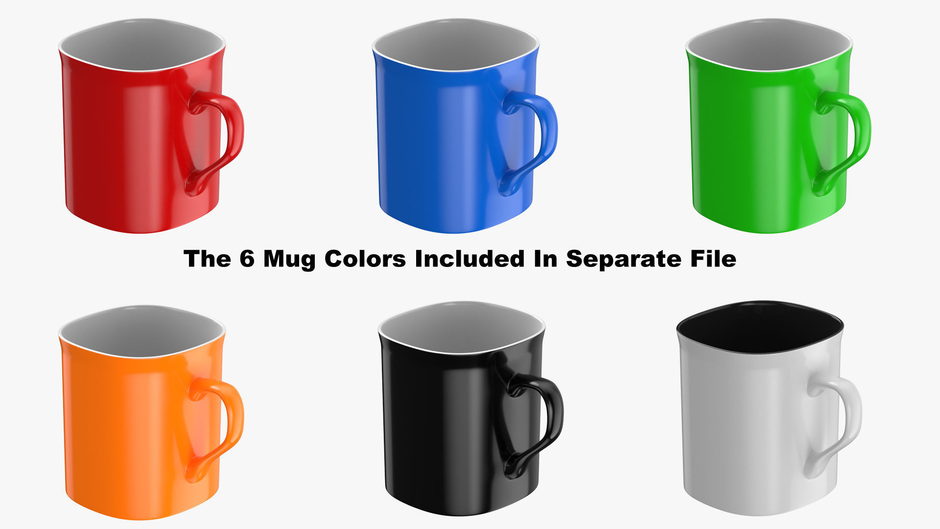 Coffee Mug White 3D model_1