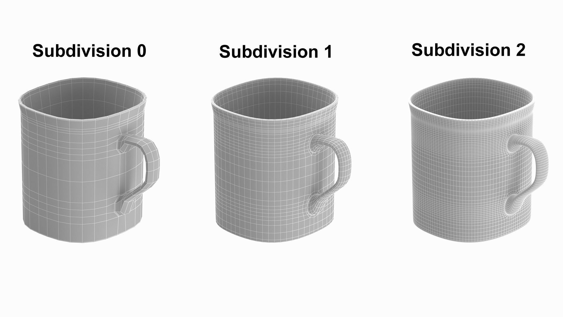 Coffee Mug White 3D model_17