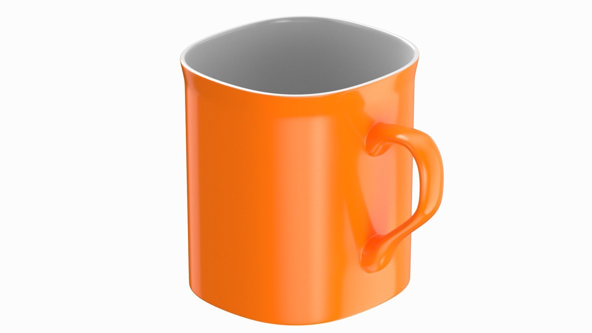 Coffee Mug White 3D model_6