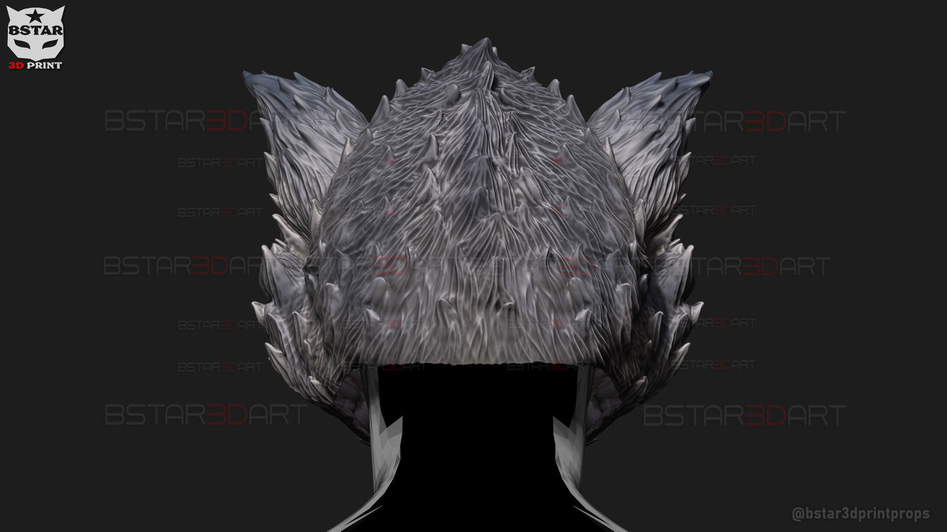 Zhu Bajie Head Decor Wearable - Black Myth Wukong 3D print model_4