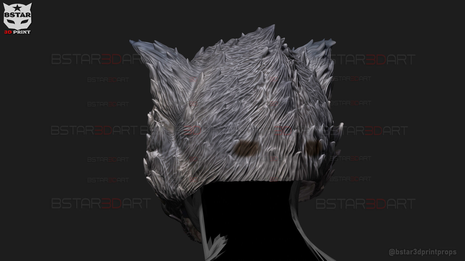 Zhu Bajie Head Decor Wearable - Black Myth Wukong 3D print model_3