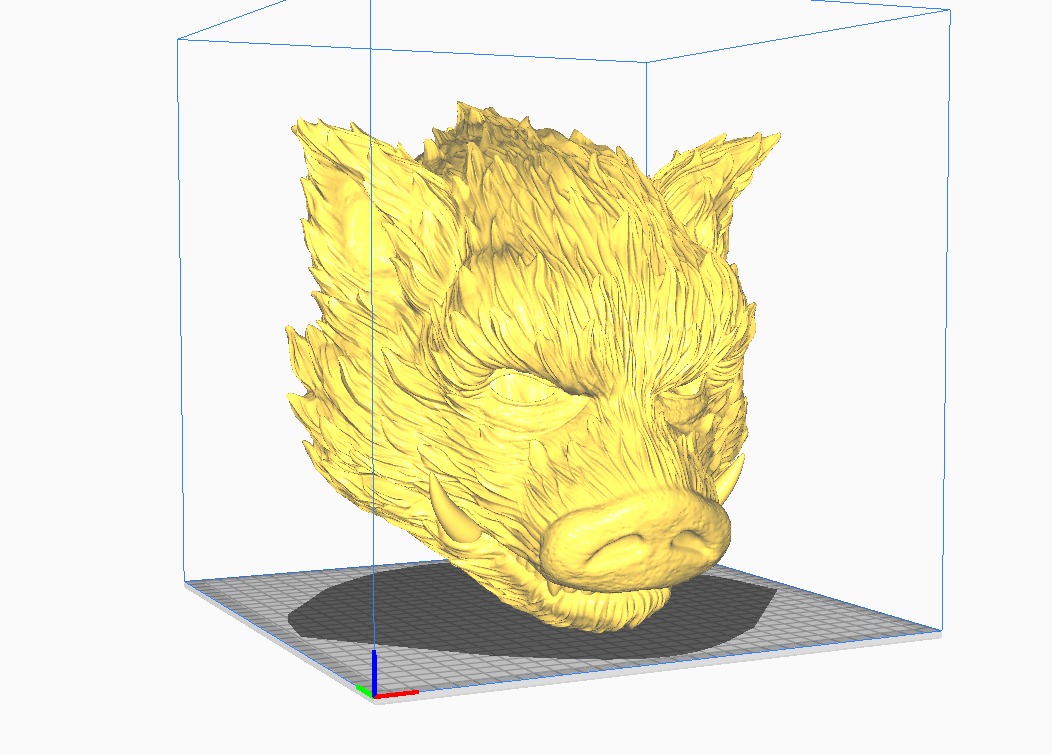 Zhu Bajie Head Decor Wearable - Black Myth Wukong 3D print model_23