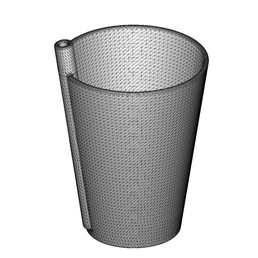 Plastic Straw Cup 3D print model_3