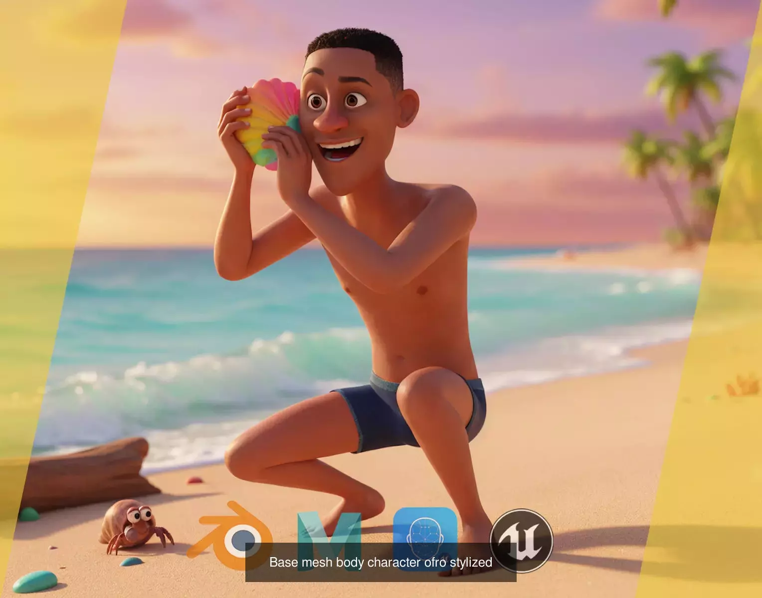 Full Range of Stylized 3D Characters Toon Character Collection _3