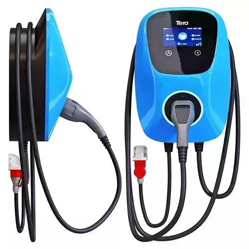 Charging station for electric vehicles Tera EV Smart 3D model