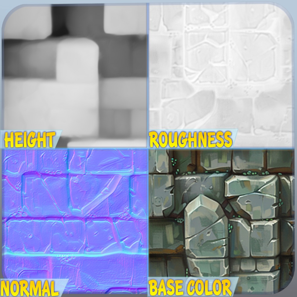 Stylized Wall Seamless Texture Texture_1