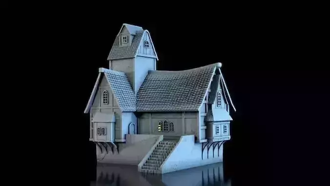 Stone House 3D print model