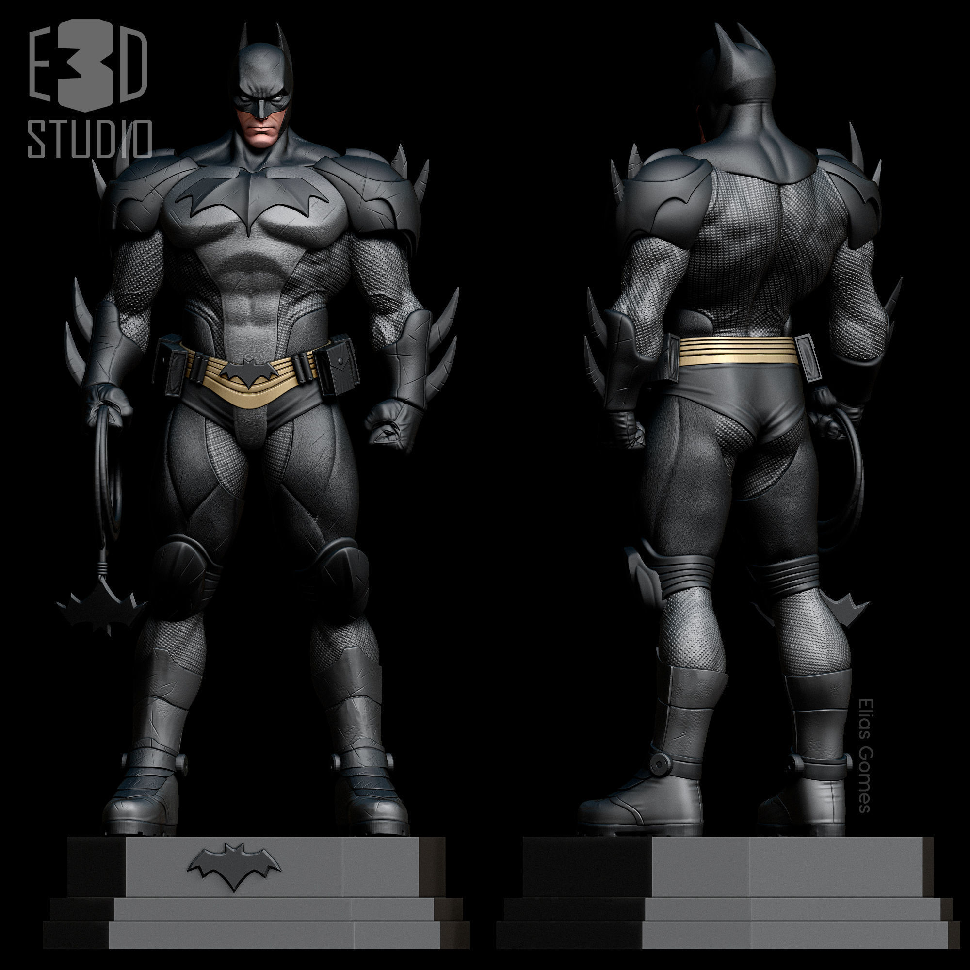 BATMAN   STL for 3D Printing 3D print model_1