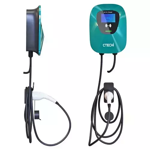 Charging station for electric vehicles Ctechi 3D model